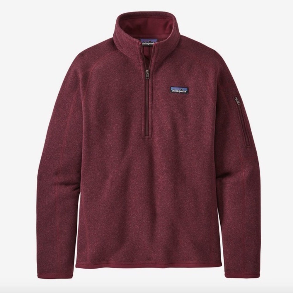 Patagonia Women’s Better Sweater 1/4 Zip in Chicory Red, Size M